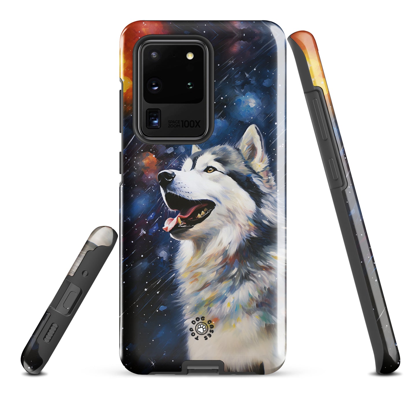 Happy Siberian Husky - Samsung Phone Case - Cute Phone Cases