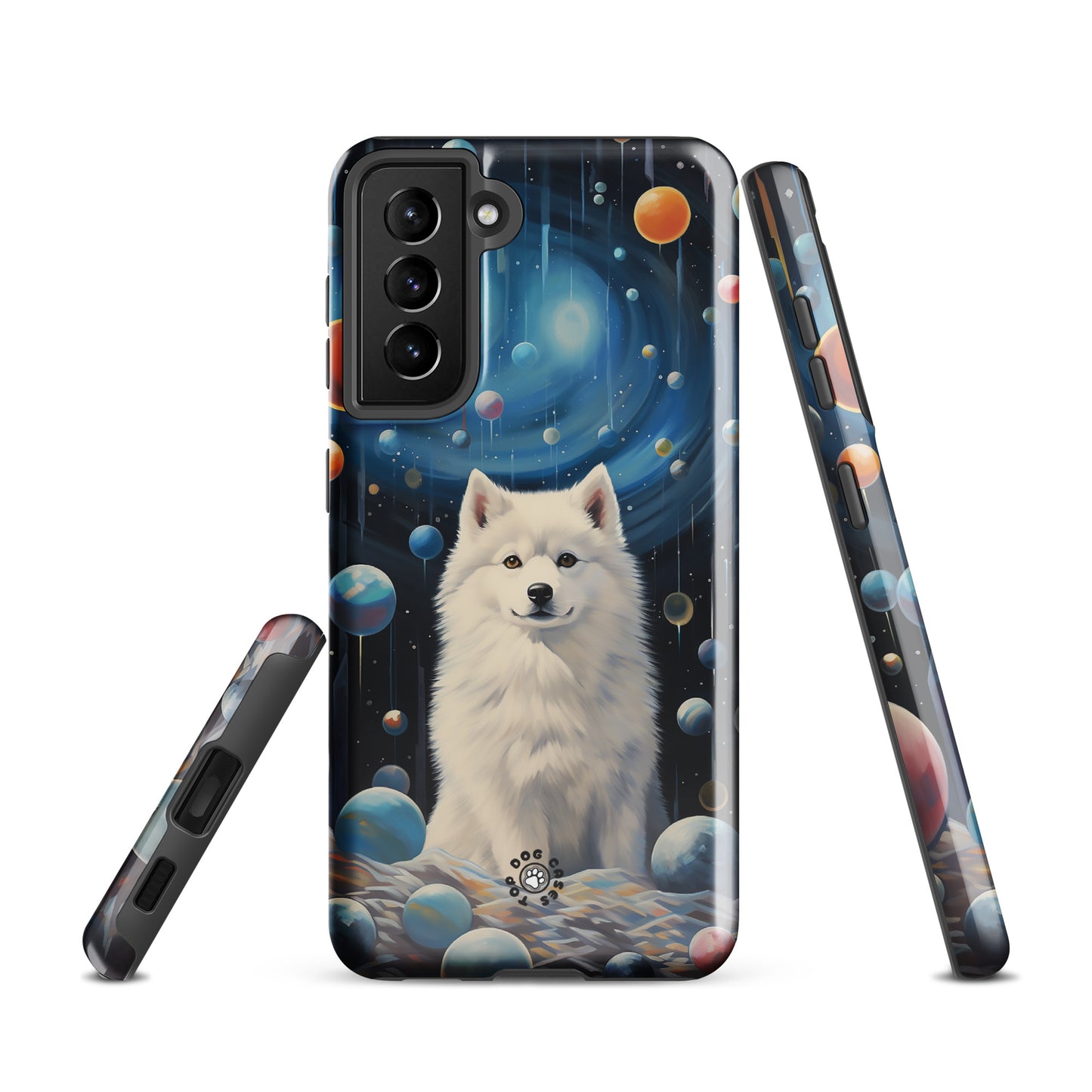 White Siberian Husky - Samsung Phone Case - Aesthetic Phone Cases