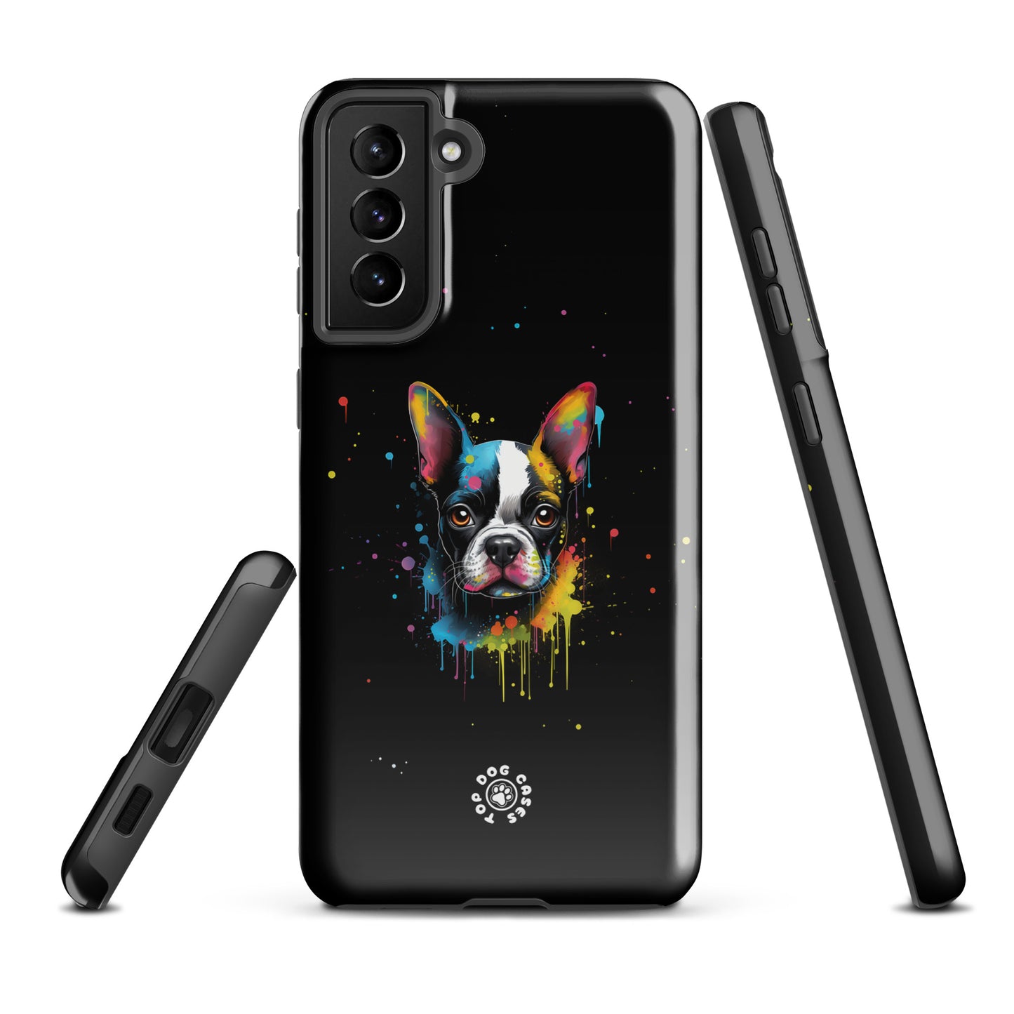 Boston Terrier - Colorful Phone Case - Samsung - Top Dog Cases - #Boston Terrier, #ColorfulPhoneCases, #DogPhoneCase, #dogs, #Samsung, #SamsungGalaxy, #SamsungGalaxyCase, #SamsungGalaxyS10, #SamsungGalaxyS20, #SamsungGalaxyS21, #SamsungGalaxyS22, #SamsungGalaxyS22Ultra, #SamsungGalaxyS23, #SamsungGalaxyS23Plus, #SamsungGalaxyS23Ultra, #SamsungPhoneCase, #ToughCase, SamsungGalaxyS20Plus, SamsungGalaxyS22Plus