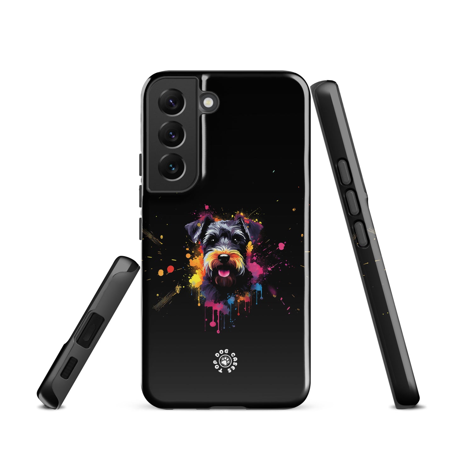 Schnauzer - Colorful Phone Case - Samsung - Top Dog Cases - #ColorfulPhoneCases, #DogPhoneCase, #dogs, #Samsung, #SamsungGalaxy, #SamsungGalaxyCase, #SamsungGalaxyS10, #SamsungGalaxyS20, #SamsungGalaxyS21, #SamsungGalaxyS22, #SamsungGalaxyS22Ultra, #SamsungGalaxyS23, #SamsungGalaxyS23Plus, #SamsungGalaxyS23Ultra, #SamsungPhoneCase, #Schnauzer, #ToughCase, SamsungGalaxyS20Plus, SamsungGalaxyS22Plus