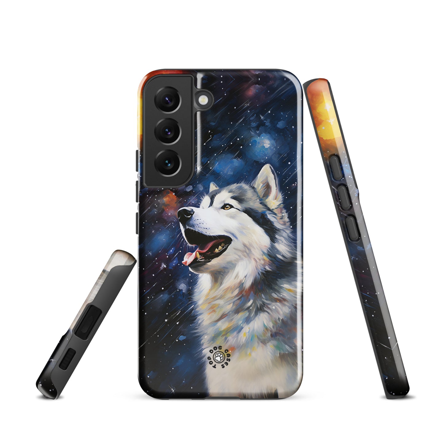 Happy Siberian Husky - Samsung Phone Case - Cute Phone Cases