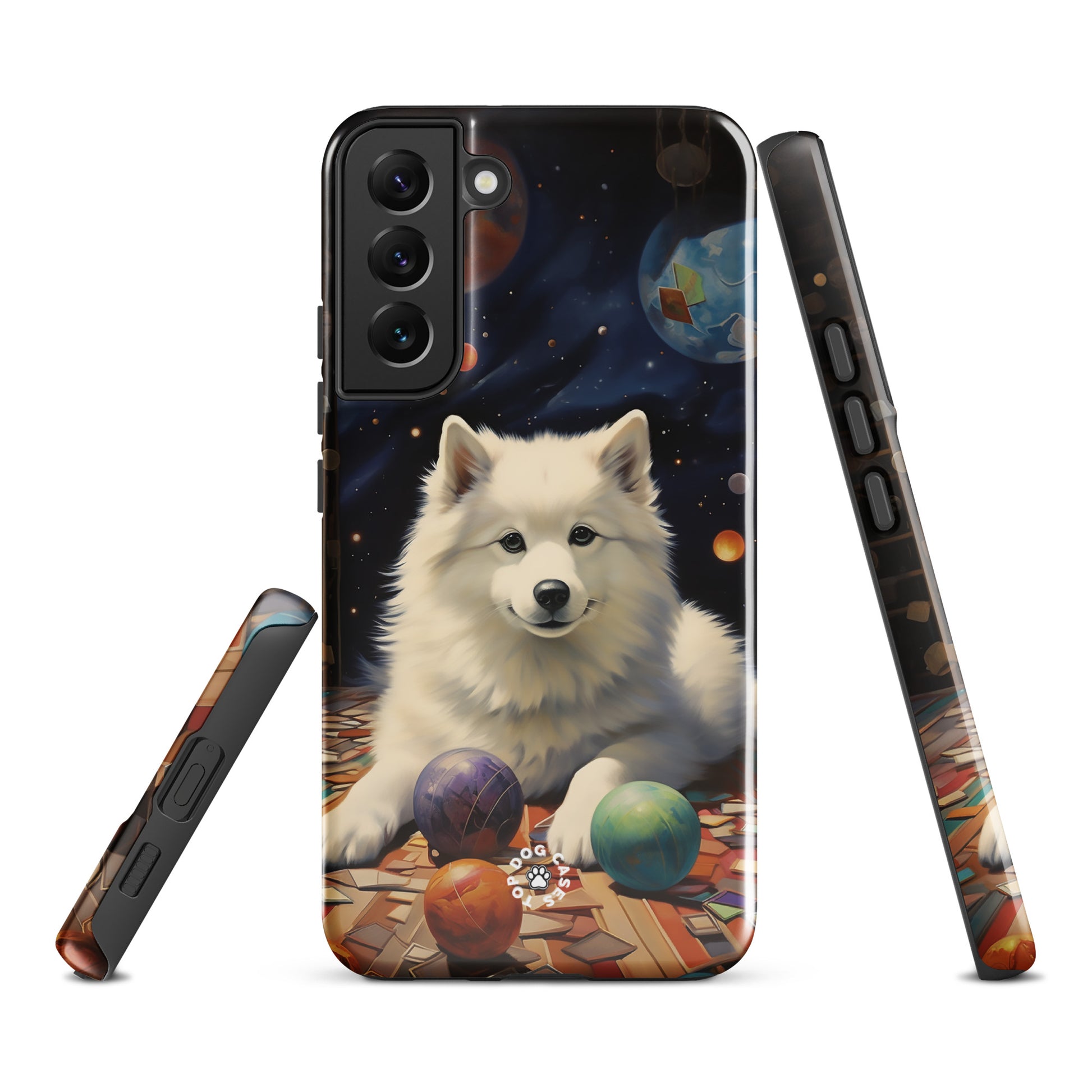 Relaxed White Siberian Husky Galaxy Edition Tough Case for Samsung - Top Dog Cases - #CuteDog, #CuteDogs, #DogInSpace, #DogPhoneCase, #Samsung, #SamsungGalaxy, #SamsungGalaxyCase, #SamsungGalaxyS10, #SamsungGalaxyS20, #SamsungGalaxyS21, #SamsungGalaxyS22, #SamsungGalaxyS22Ultra, #SamsungGalaxyS23, #SamsungGalaxyS23Plus, #SamsungGalaxyS23Ultra, #SamsungPhoneCase, #Siberian Husky, #SiberianHusky, #White Siberian Husky, #WhiteHusky, #WhiteSiberianHusky, SamsungGalaxyS20Plus, SamsungGalaxyS22Plus