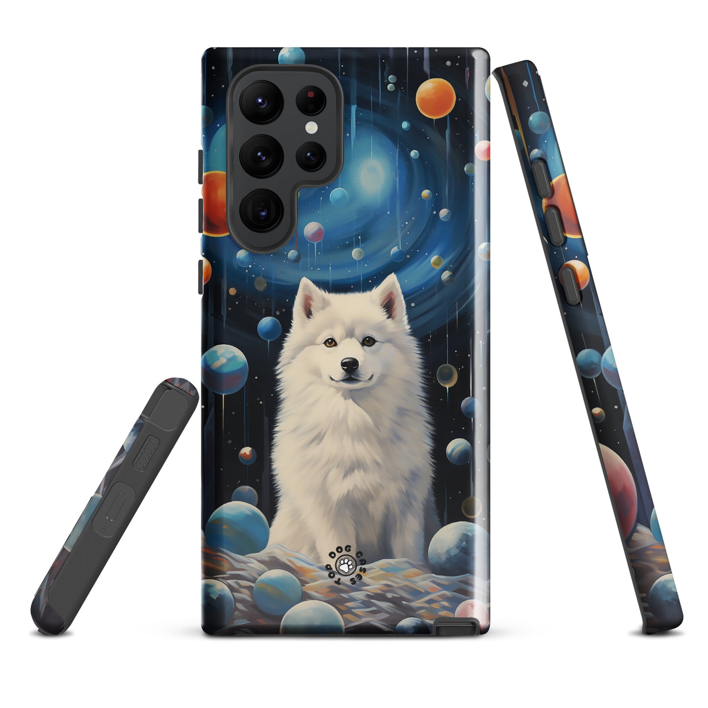White Siberian Husky - Samsung Phone Case - Aesthetic Phone Cases