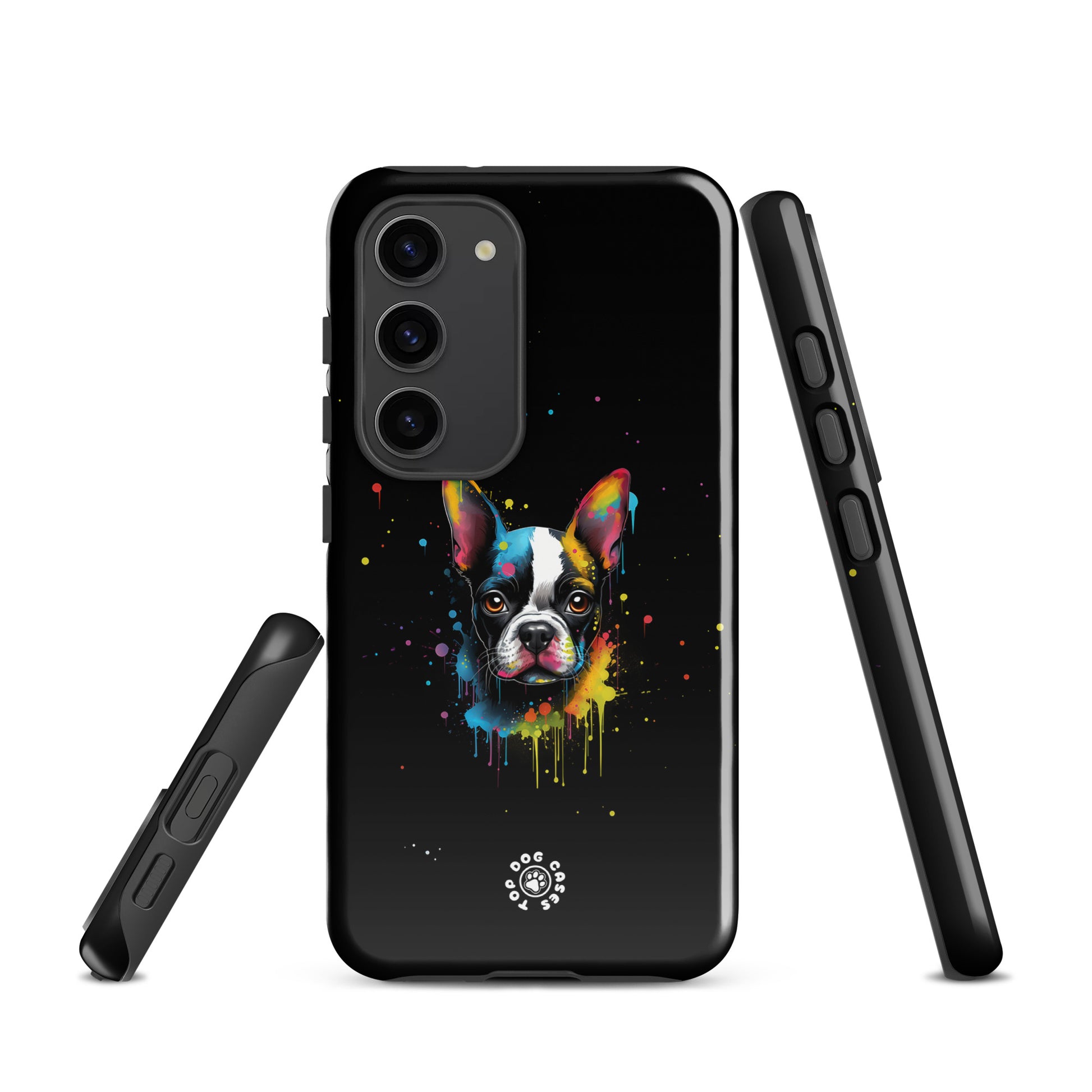 Boston Terrier - Colorful Phone Case - Samsung - Top Dog Cases - #Boston Terrier, #ColorfulPhoneCases, #DogPhoneCase, #dogs, #Samsung, #SamsungGalaxy, #SamsungGalaxyCase, #SamsungGalaxyS10, #SamsungGalaxyS20, #SamsungGalaxyS21, #SamsungGalaxyS22, #SamsungGalaxyS22Ultra, #SamsungGalaxyS23, #SamsungGalaxyS23Plus, #SamsungGalaxyS23Ultra, #SamsungPhoneCase, #ToughCase, SamsungGalaxyS20Plus, SamsungGalaxyS22Plus