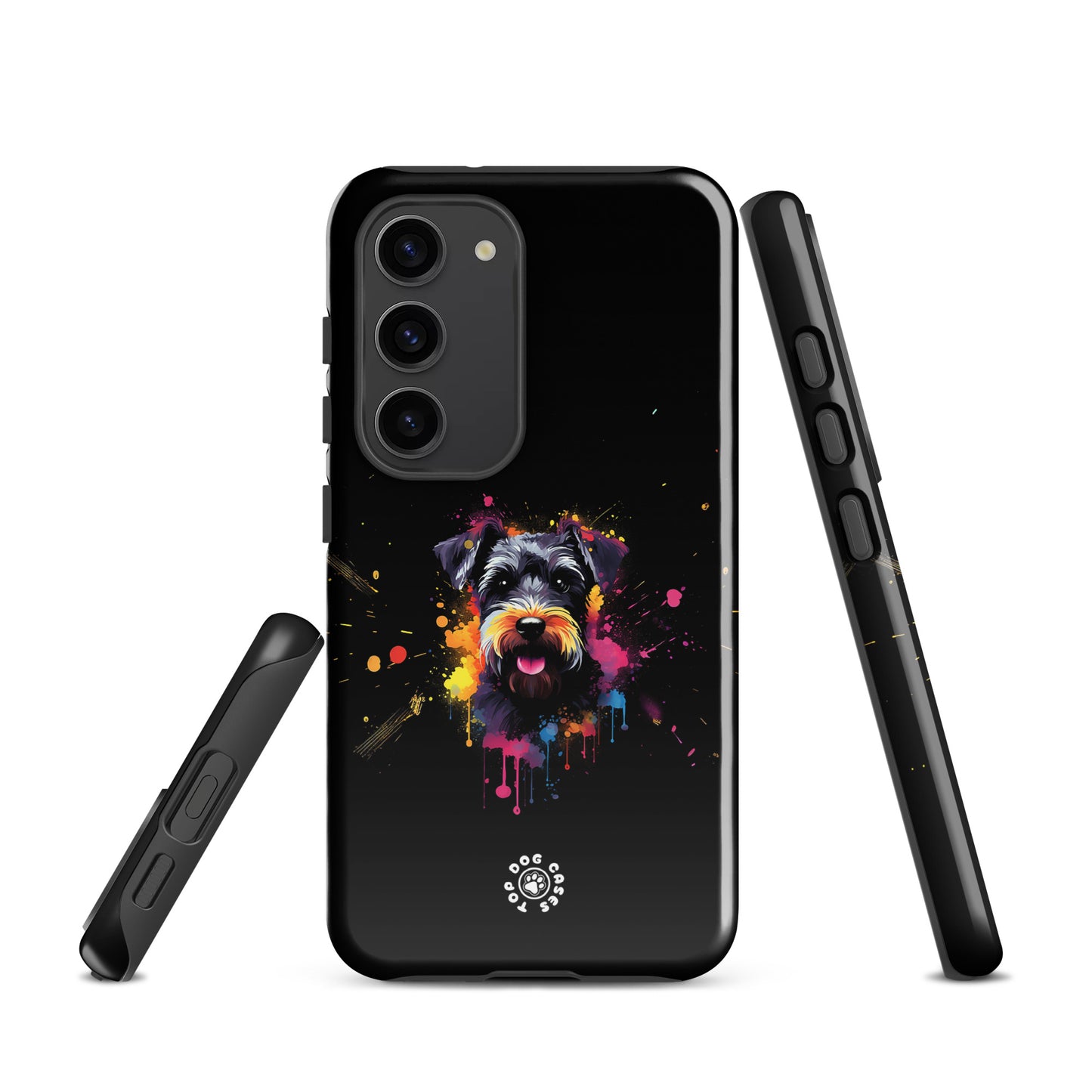 Schnauzer - Colorful Phone Case - Samsung - Top Dog Cases - #ColorfulPhoneCases, #DogPhoneCase, #dogs, #Samsung, #SamsungGalaxy, #SamsungGalaxyCase, #SamsungGalaxyS10, #SamsungGalaxyS20, #SamsungGalaxyS21, #SamsungGalaxyS22, #SamsungGalaxyS22Ultra, #SamsungGalaxyS23, #SamsungGalaxyS23Plus, #SamsungGalaxyS23Ultra, #SamsungPhoneCase, #Schnauzer, #ToughCase, SamsungGalaxyS20Plus, SamsungGalaxyS22Plus