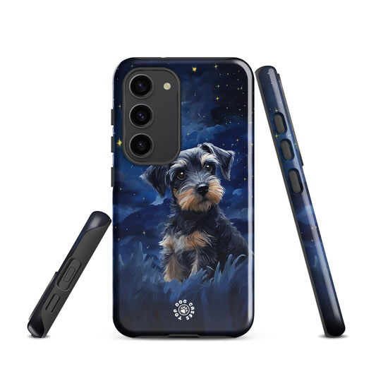 Schnauzer - Samsung S23 Case - Top Dog Cases - #CuteDog, #CuteDogs, #CutePhoneCases, #DogPhoneCase, #SamsungGalaxy, #SamsungGalaxyCase, #SamsungGalaxyS23, #SamsungGalaxyS23Plus, #SamsungGalaxyS23Ultra, #SamsungPhoneCase, #Schnauzer