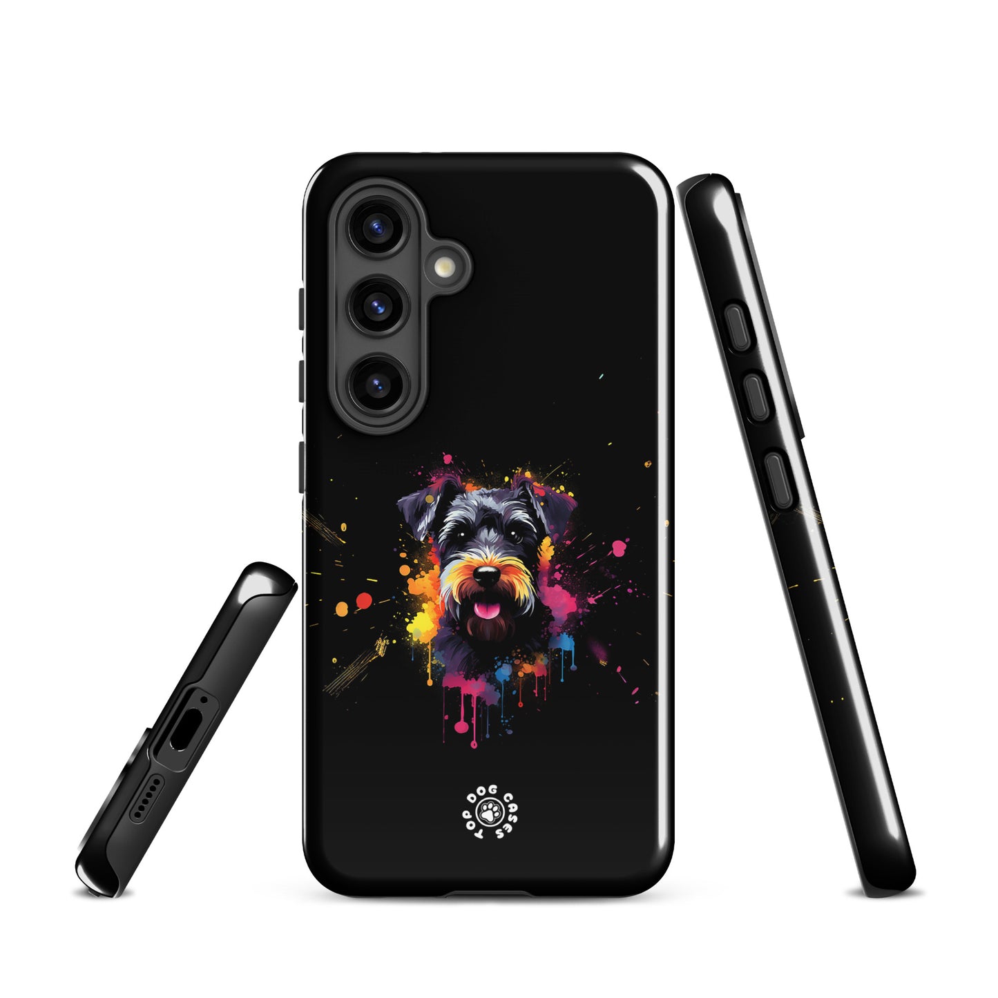 Schnauzer - Colorful Phone Case - Samsung - Top Dog Cases - #ColorfulPhoneCases, #DogPhoneCase, #dogs, #Samsung, #SamsungGalaxy, #SamsungGalaxyCase, #SamsungGalaxyS10, #SamsungGalaxyS20, #SamsungGalaxyS21, #SamsungGalaxyS22, #SamsungGalaxyS22Ultra, #SamsungGalaxyS23, #SamsungGalaxyS23Plus, #SamsungGalaxyS23Ultra, #SamsungPhoneCase, #Schnauzer, #ToughCase, SamsungGalaxyS20Plus, SamsungGalaxyS22Plus