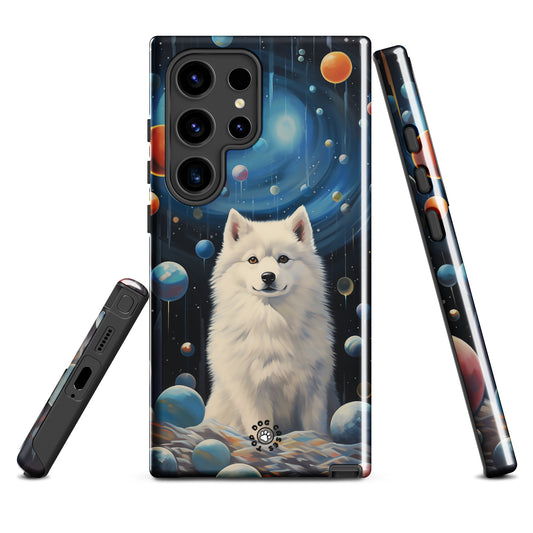 White Siberian Husky - Samsung Phone Case - Aesthetic Phone Cases