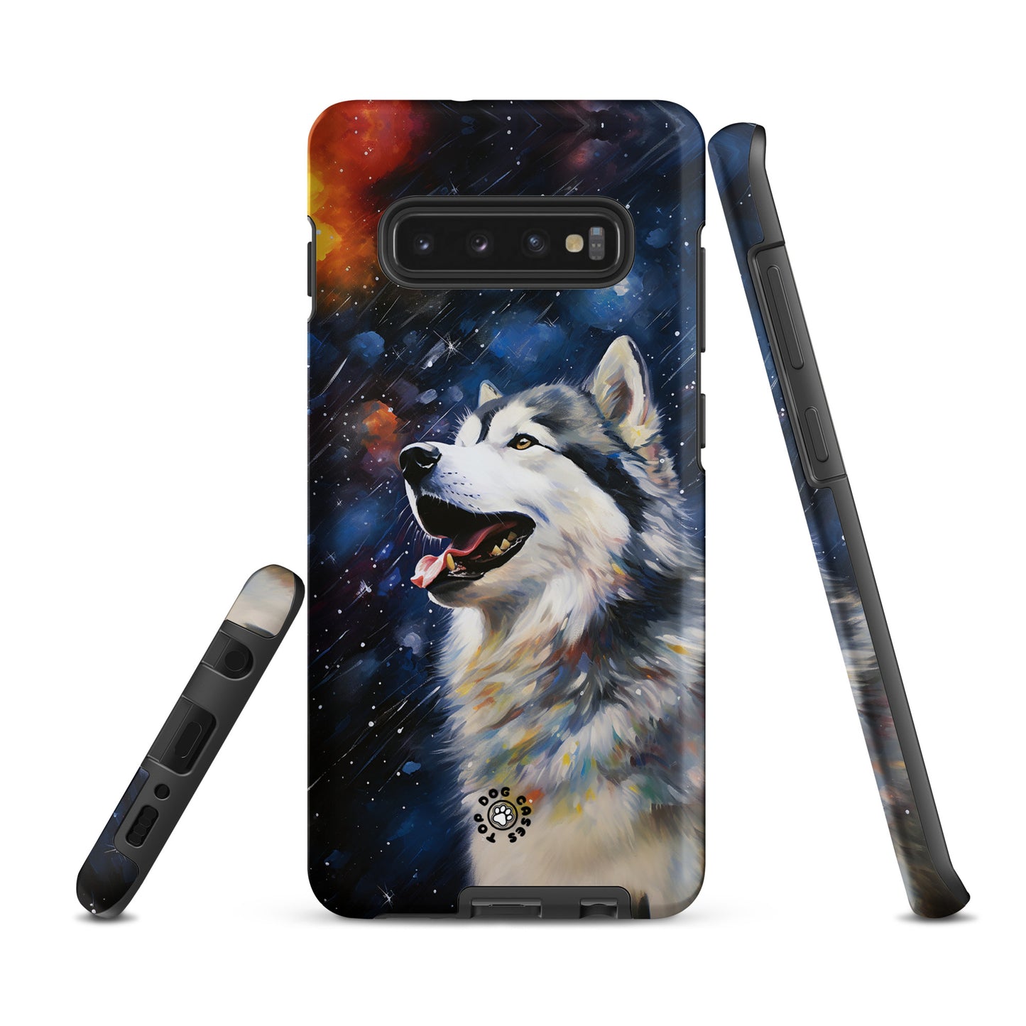 Happy Siberian Husky - Samsung Phone Case - Cute Phone Cases