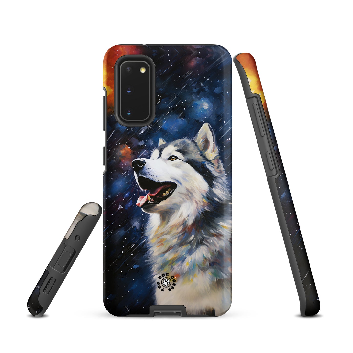 Happy Siberian Husky - Samsung Phone Case - Cute Phone Cases