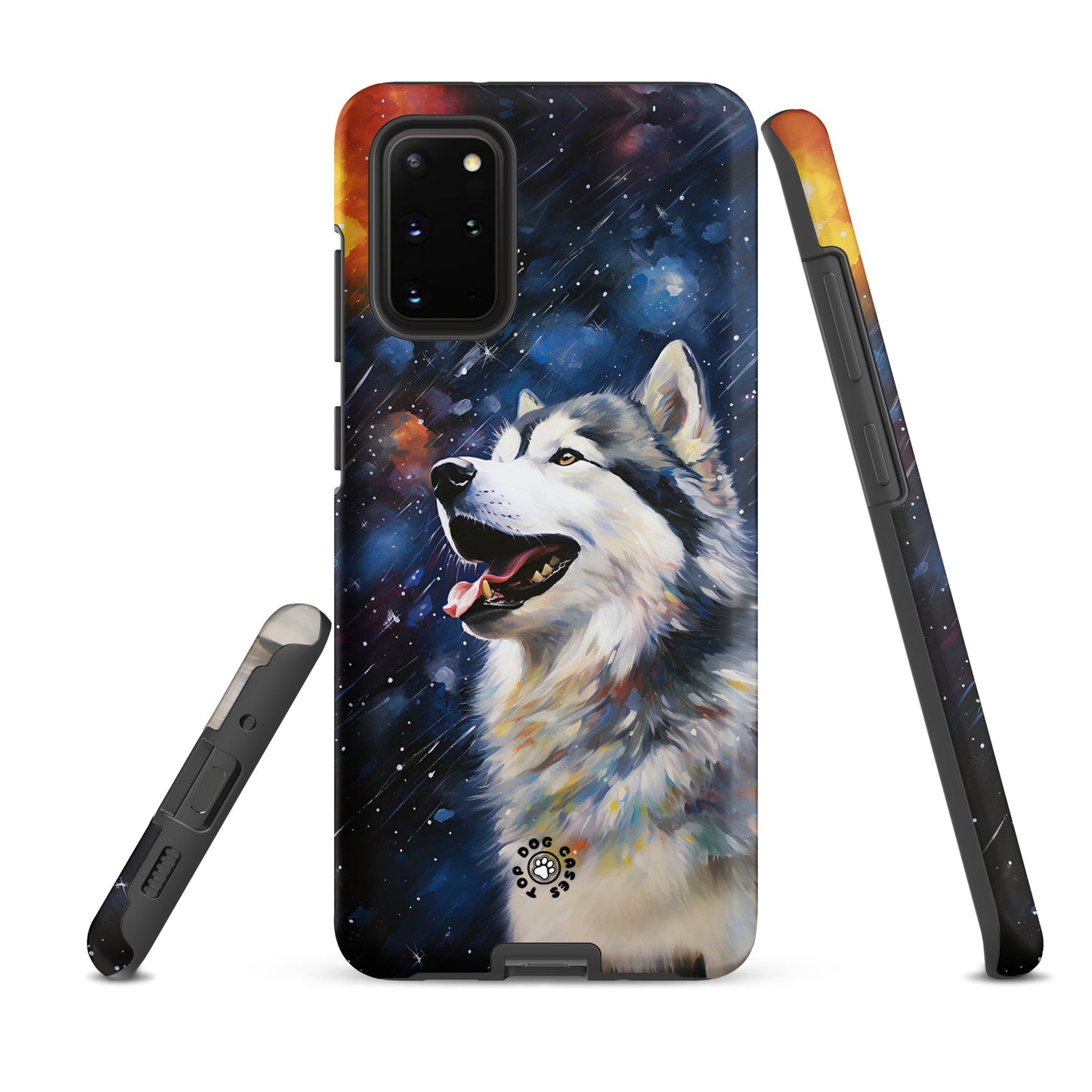 Happy Siberian Husky - Samsung Phone Case - Cute Phone Cases