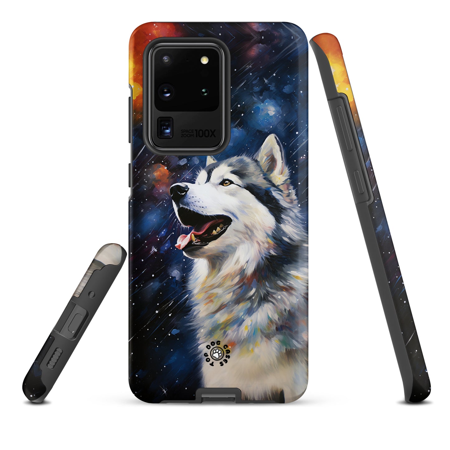 Happy Siberian Husky - Samsung Phone Case - Cute Phone Cases