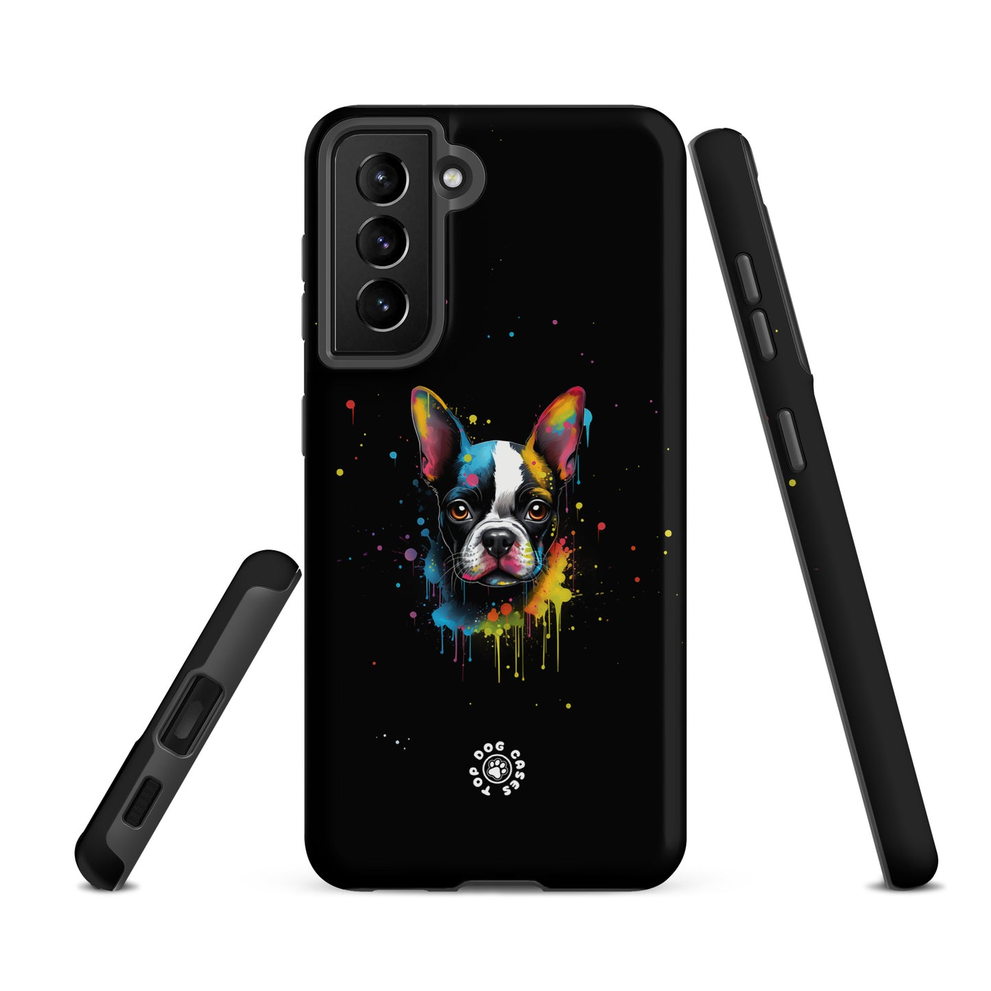 Boston Terrier - Colorful Phone Case - Samsung - Top Dog Cases - #Boston Terrier, #ColorfulPhoneCases, #DogPhoneCase, #dogs, #Samsung, #SamsungGalaxy, #SamsungGalaxyCase, #SamsungGalaxyS10, #SamsungGalaxyS20, #SamsungGalaxyS21, #SamsungGalaxyS22, #SamsungGalaxyS22Ultra, #SamsungGalaxyS23, #SamsungGalaxyS23Plus, #SamsungGalaxyS23Ultra, #SamsungPhoneCase, #ToughCase, SamsungGalaxyS20Plus, SamsungGalaxyS22Plus