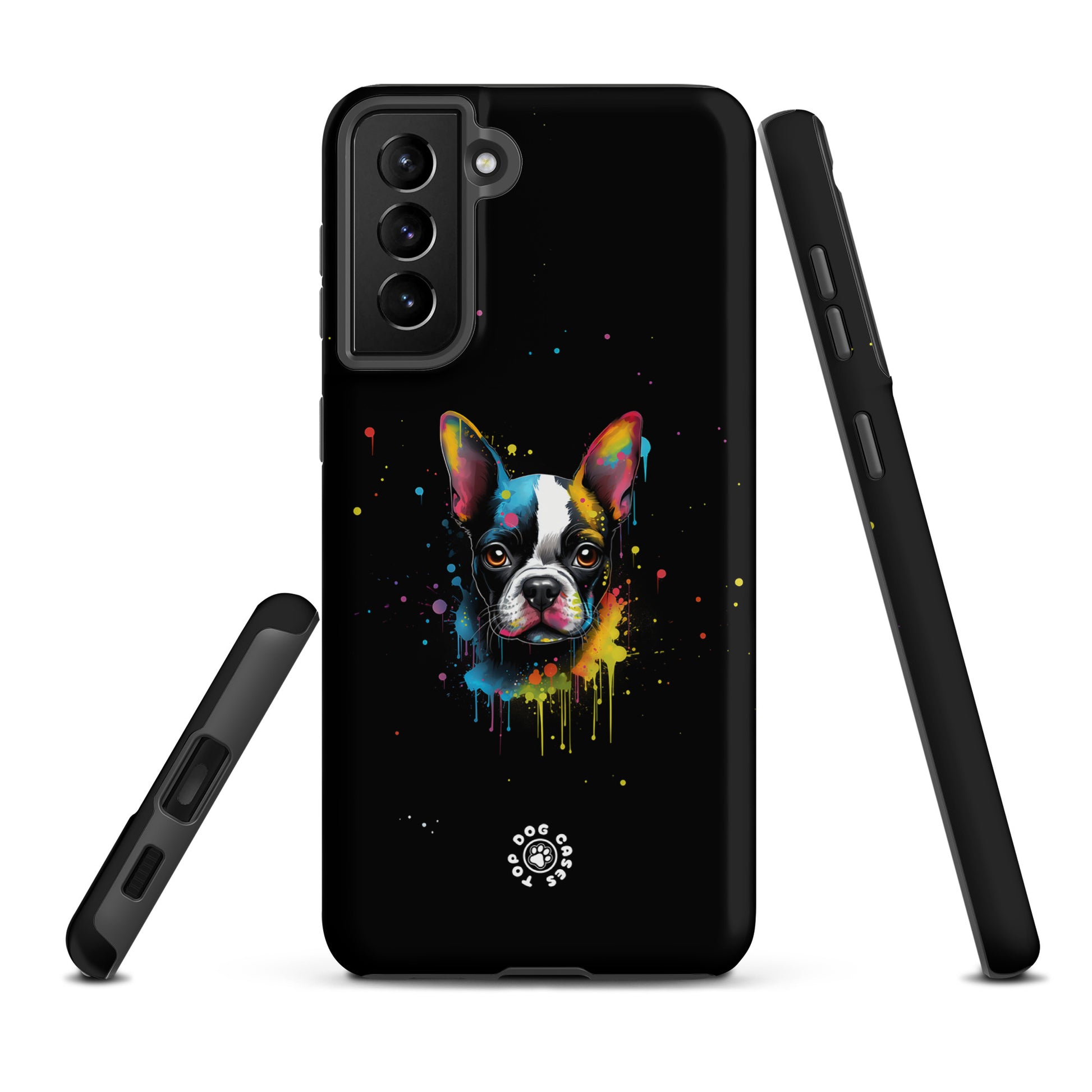 Boston Terrier - Colorful Phone Case - Samsung - Top Dog Cases - #Boston Terrier, #ColorfulPhoneCases, #DogPhoneCase, #dogs, #Samsung, #SamsungGalaxy, #SamsungGalaxyCase, #SamsungGalaxyS10, #SamsungGalaxyS20, #SamsungGalaxyS21, #SamsungGalaxyS22, #SamsungGalaxyS22Ultra, #SamsungGalaxyS23, #SamsungGalaxyS23Plus, #SamsungGalaxyS23Ultra, #SamsungPhoneCase, #ToughCase, SamsungGalaxyS20Plus, SamsungGalaxyS22Plus