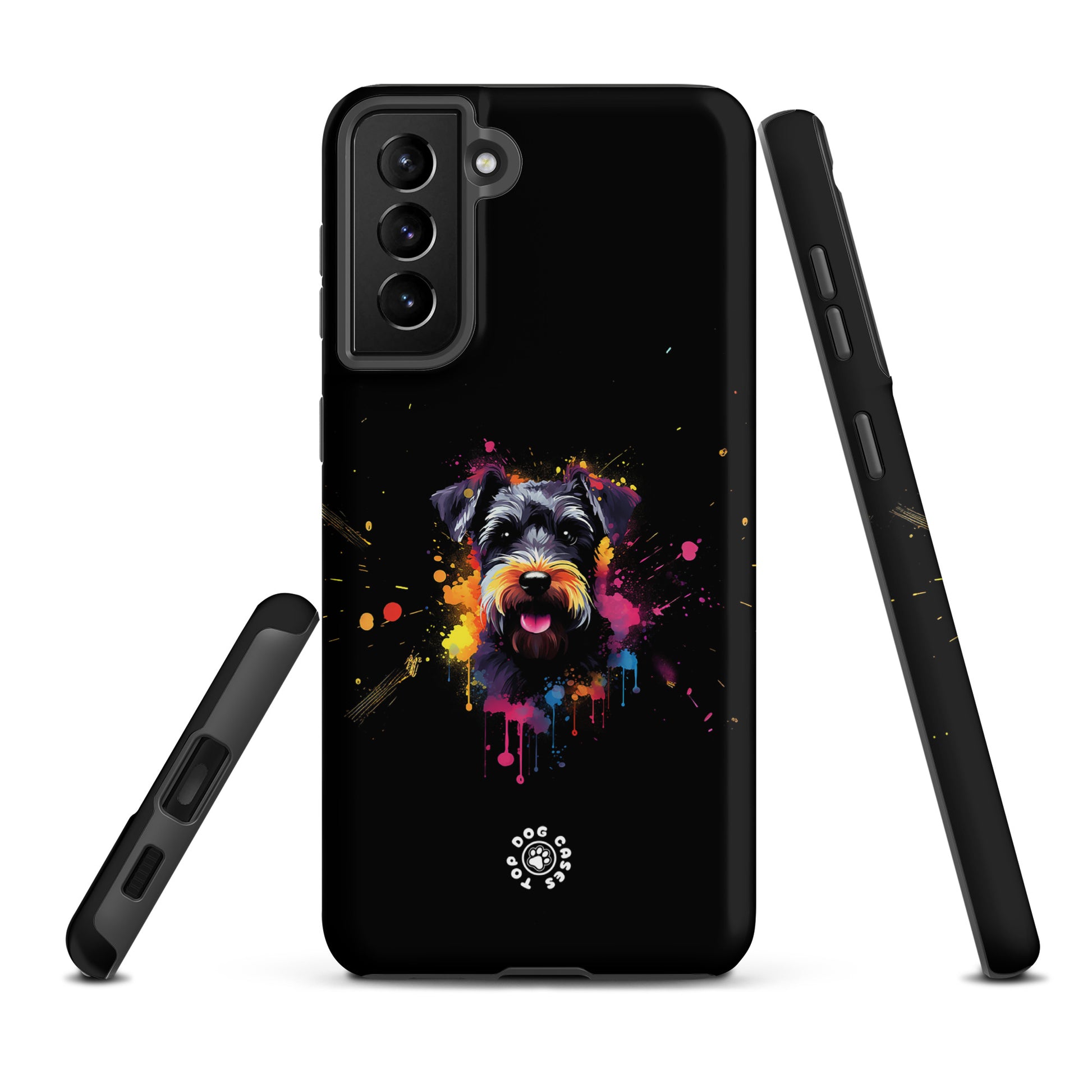 Schnauzer - Colorful Phone Case - Samsung - Top Dog Cases - #ColorfulPhoneCases, #DogPhoneCase, #dogs, #Samsung, #SamsungGalaxy, #SamsungGalaxyCase, #SamsungGalaxyS10, #SamsungGalaxyS20, #SamsungGalaxyS21, #SamsungGalaxyS22, #SamsungGalaxyS22Ultra, #SamsungGalaxyS23, #SamsungGalaxyS23Plus, #SamsungGalaxyS23Ultra, #SamsungPhoneCase, #Schnauzer, #ToughCase, SamsungGalaxyS20Plus, SamsungGalaxyS22Plus