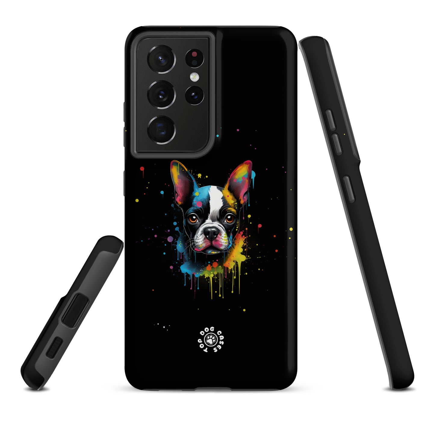 Boston Terrier - Colorful Phone Case - Samsung - Top Dog Cases - #Boston Terrier, #ColorfulPhoneCases, #DogPhoneCase, #dogs, #Samsung, #SamsungGalaxy, #SamsungGalaxyCase, #SamsungGalaxyS10, #SamsungGalaxyS20, #SamsungGalaxyS21, #SamsungGalaxyS22, #SamsungGalaxyS22Ultra, #SamsungGalaxyS23, #SamsungGalaxyS23Plus, #SamsungGalaxyS23Ultra, #SamsungPhoneCase, #ToughCase, SamsungGalaxyS20Plus, SamsungGalaxyS22Plus