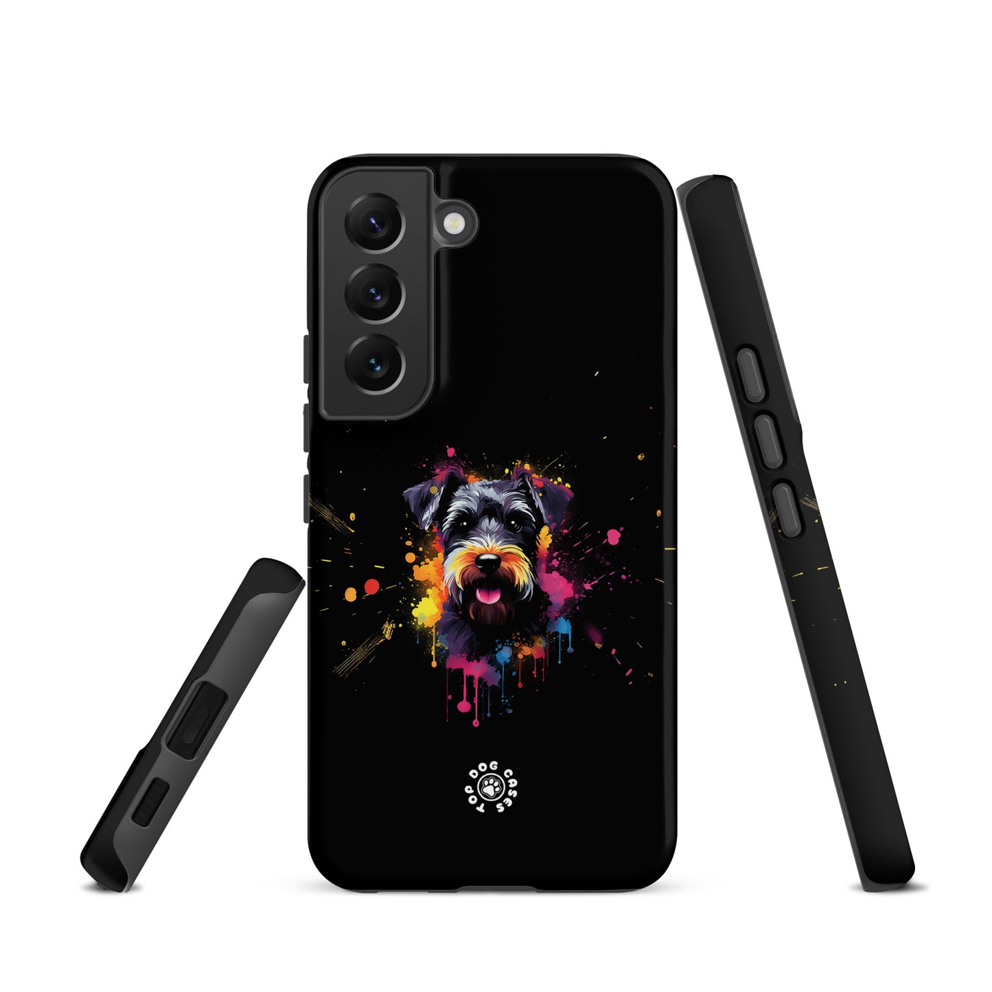 Schnauzer - Colorful Phone Case - Samsung - Top Dog Cases - #ColorfulPhoneCases, #DogPhoneCase, #dogs, #Samsung, #SamsungGalaxy, #SamsungGalaxyCase, #SamsungGalaxyS10, #SamsungGalaxyS20, #SamsungGalaxyS21, #SamsungGalaxyS22, #SamsungGalaxyS22Ultra, #SamsungGalaxyS23, #SamsungGalaxyS23Plus, #SamsungGalaxyS23Ultra, #SamsungPhoneCase, #Schnauzer, #ToughCase, SamsungGalaxyS20Plus, SamsungGalaxyS22Plus