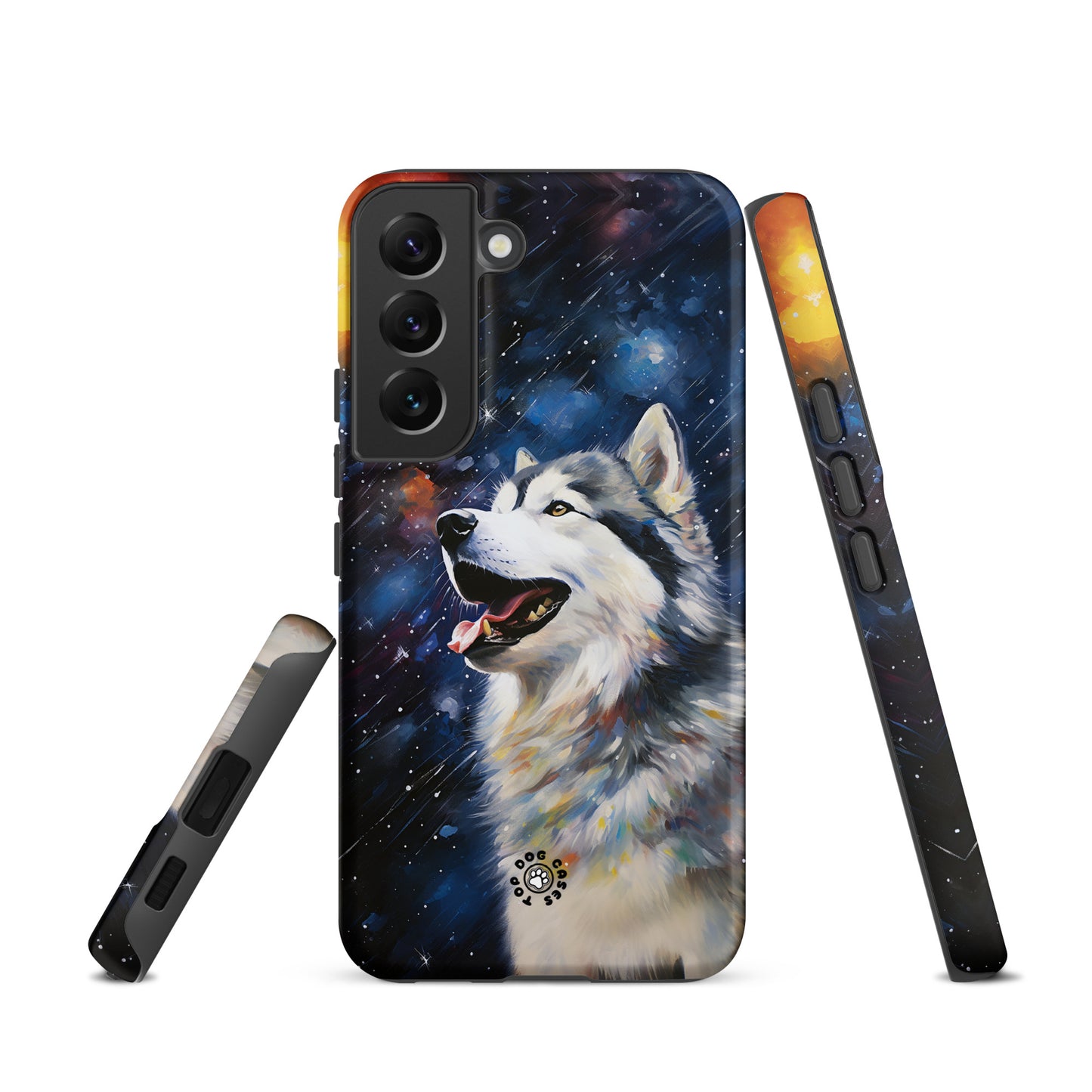 Happy Siberian Husky - Samsung Phone Case - Cute Phone Cases