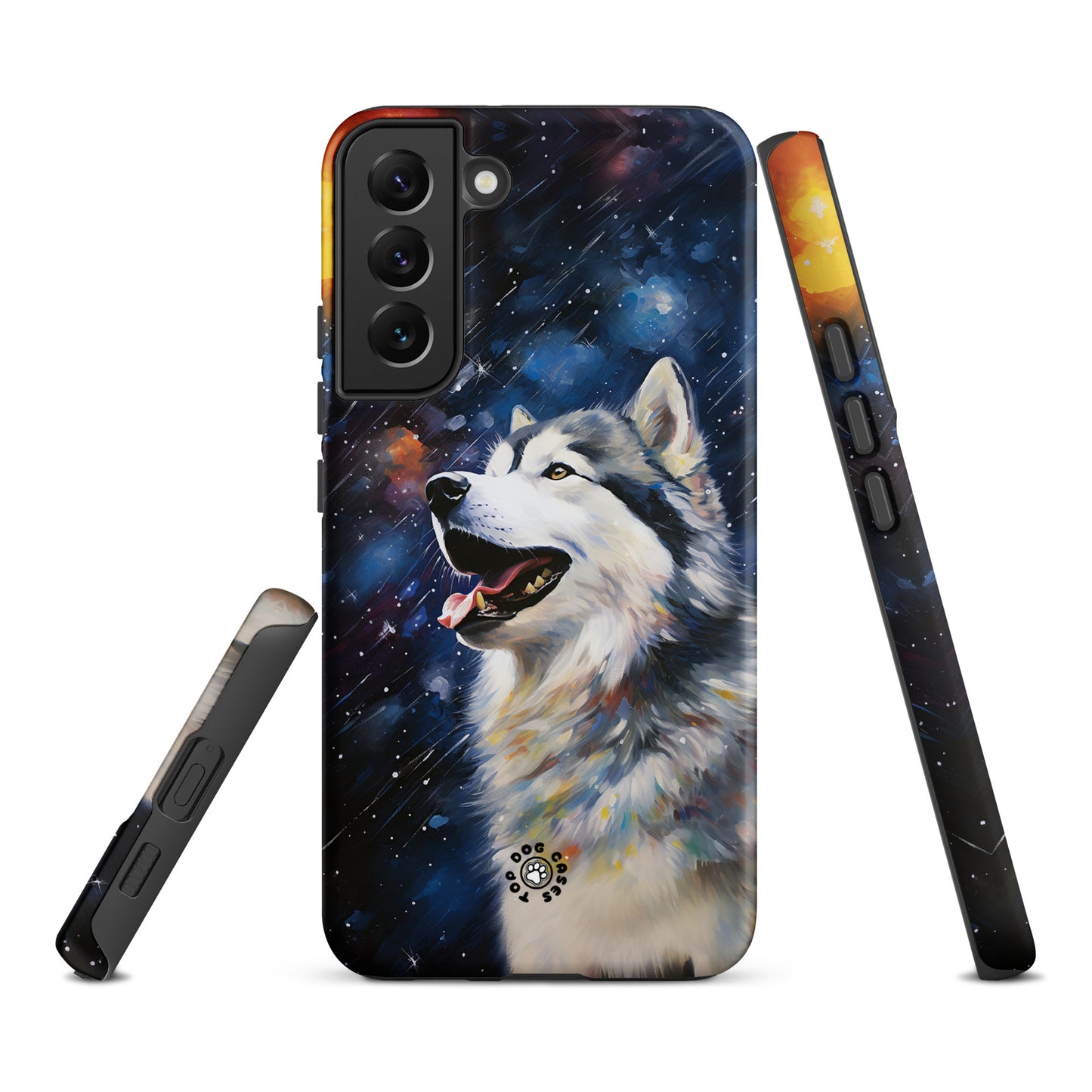 Happy Siberian Husky - Samsung Phone Case - Cute Phone Cases