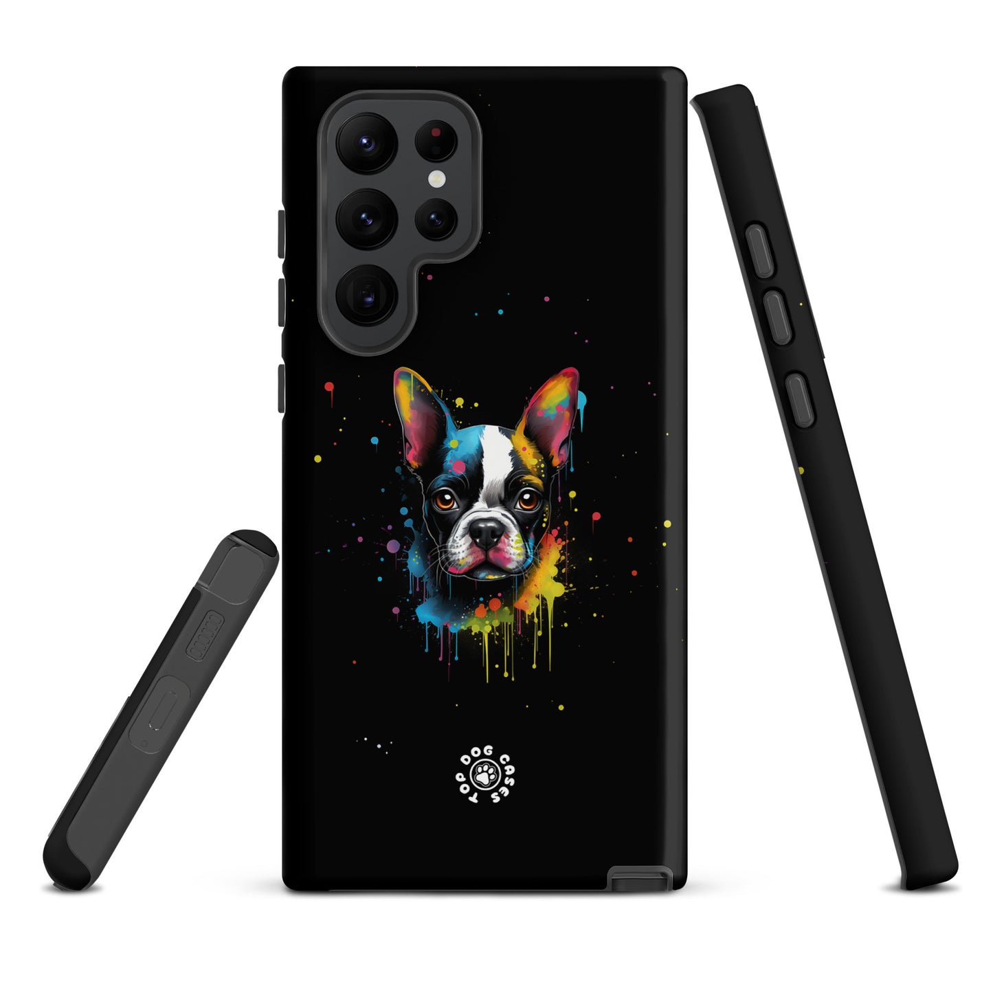 Boston Terrier - Colorful Phone Case - Samsung - Top Dog Cases - #Boston Terrier, #ColorfulPhoneCases, #DogPhoneCase, #dogs, #Samsung, #SamsungGalaxy, #SamsungGalaxyCase, #SamsungGalaxyS10, #SamsungGalaxyS20, #SamsungGalaxyS21, #SamsungGalaxyS22, #SamsungGalaxyS22Ultra, #SamsungGalaxyS23, #SamsungGalaxyS23Plus, #SamsungGalaxyS23Ultra, #SamsungPhoneCase, #ToughCase, SamsungGalaxyS20Plus, SamsungGalaxyS22Plus