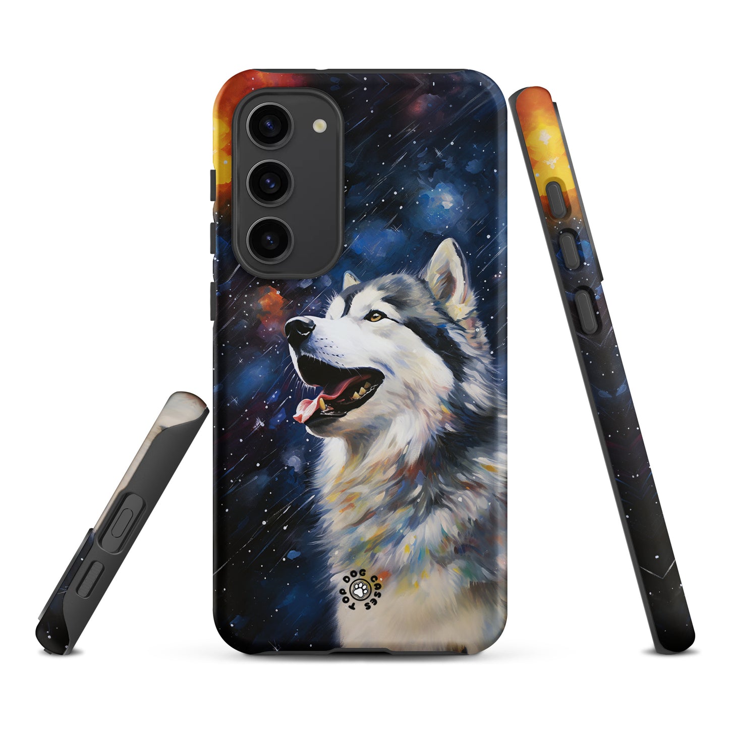 Happy Siberian Husky - Samsung Phone Case - Cute Phone Cases