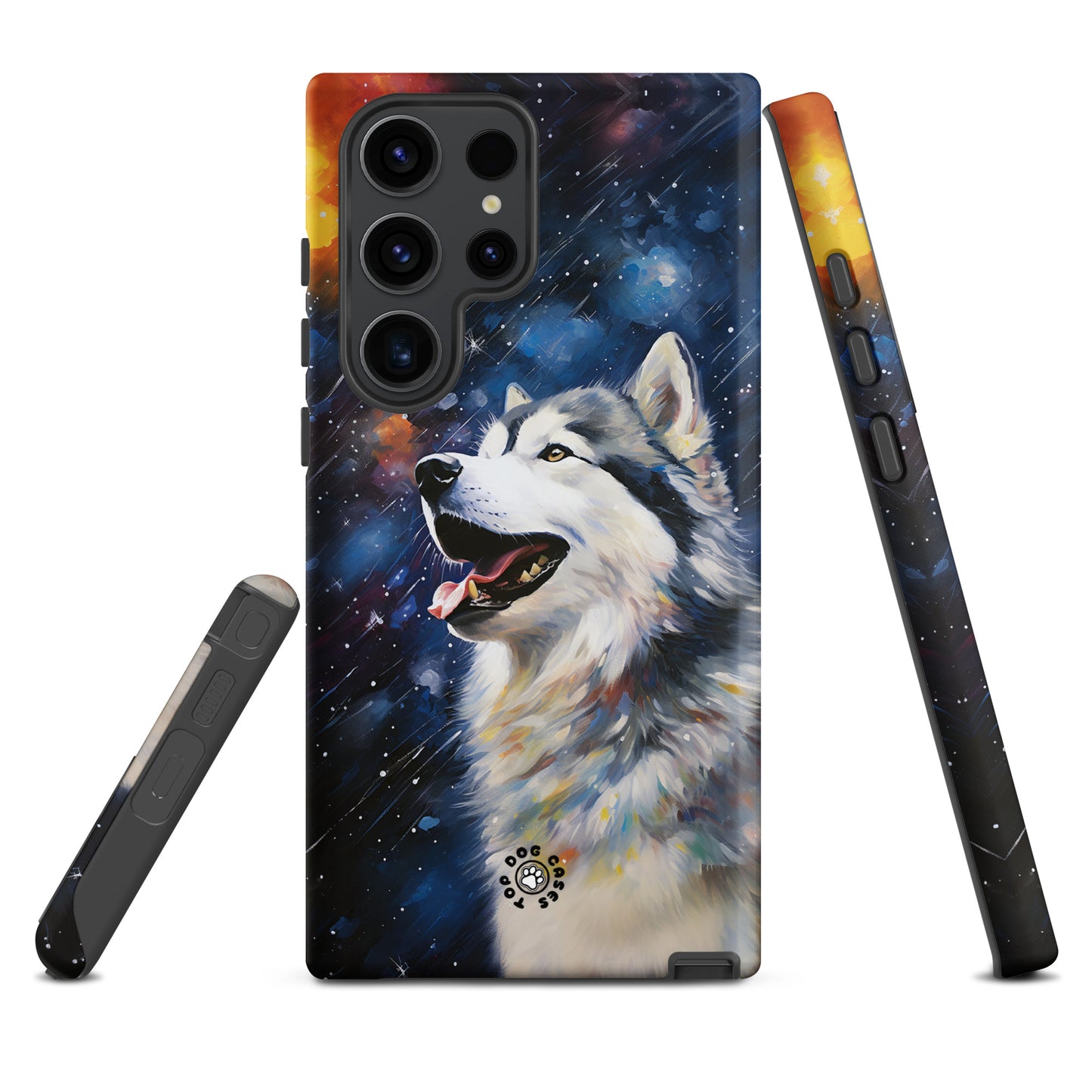 Happy Siberian Husky - Samsung Phone Case - Cute Phone Cases