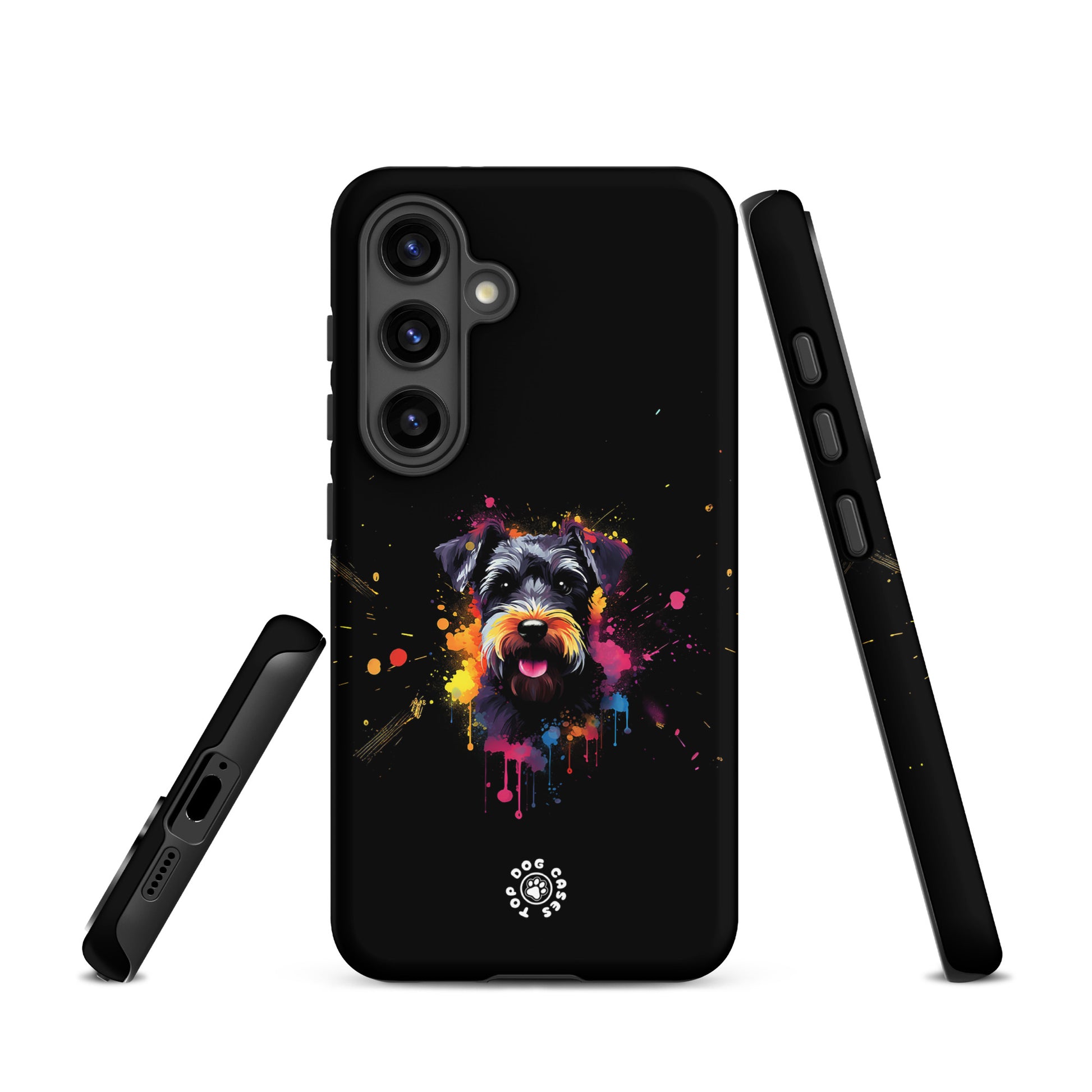 Schnauzer - Colorful Phone Case - Samsung - Top Dog Cases - #ColorfulPhoneCases, #DogPhoneCase, #dogs, #Samsung, #SamsungGalaxy, #SamsungGalaxyCase, #SamsungGalaxyS10, #SamsungGalaxyS20, #SamsungGalaxyS21, #SamsungGalaxyS22, #SamsungGalaxyS22Ultra, #SamsungGalaxyS23, #SamsungGalaxyS23Plus, #SamsungGalaxyS23Ultra, #SamsungPhoneCase, #Schnauzer, #ToughCase, SamsungGalaxyS20Plus, SamsungGalaxyS22Plus