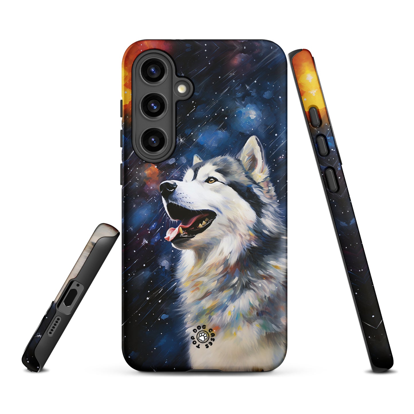 Happy Siberian Husky - Samsung Phone Case - Cute Phone Cases